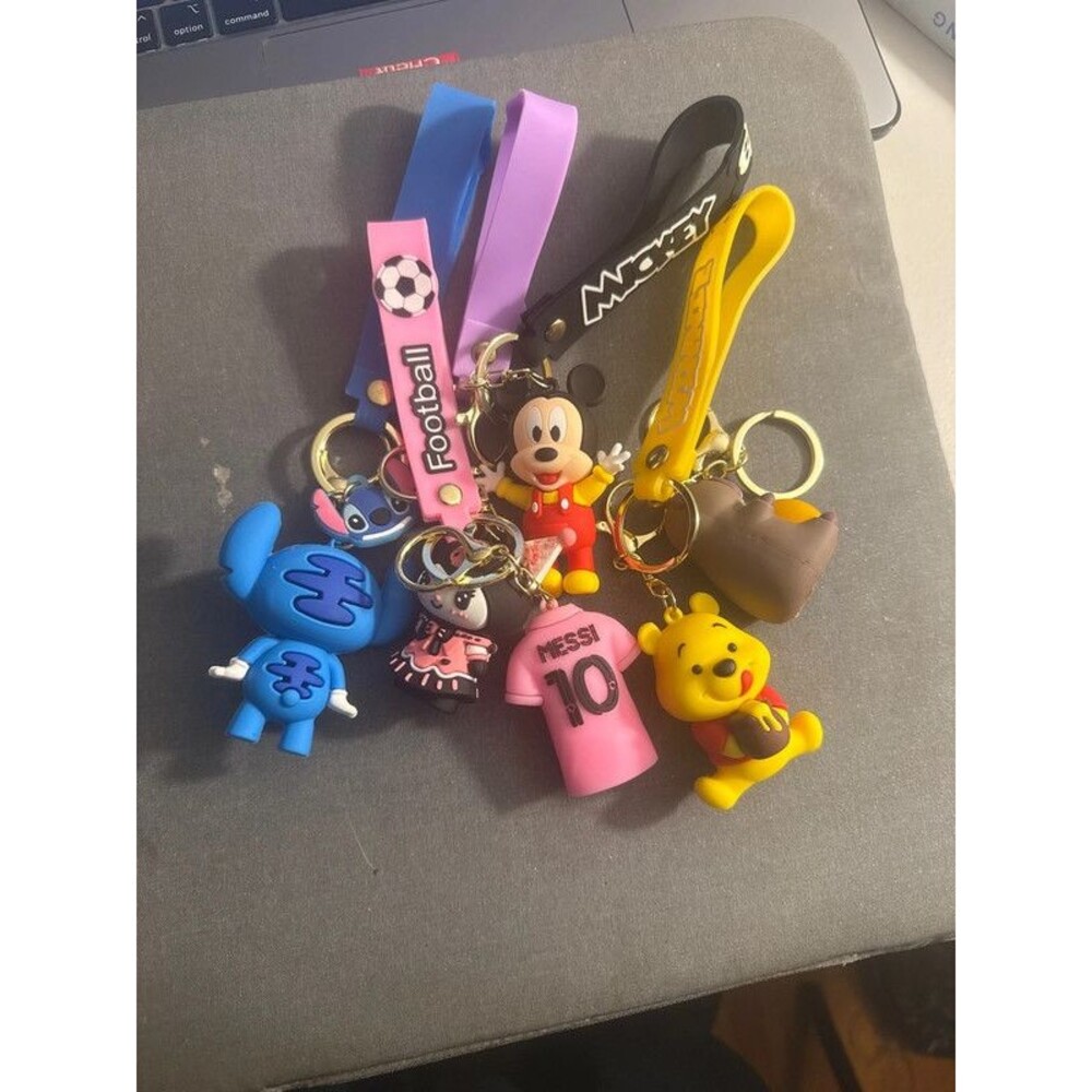 Cute Character Keychain Bundle – 6 Assorted Keychains - Picture 5 of 5